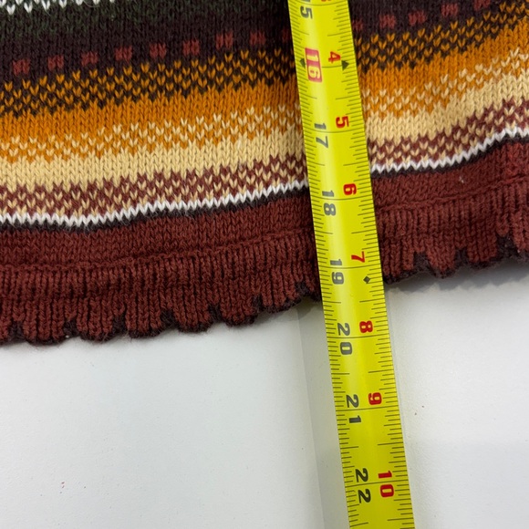 Vintage Striped Multicolour Cropped Cardigan - Picture 6 of 9